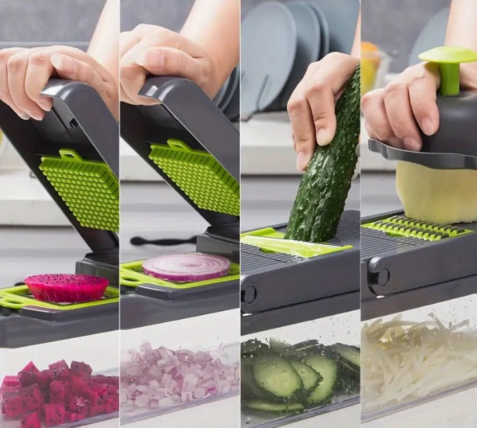 Cortador De Verduras Multifunción 14 en 1
